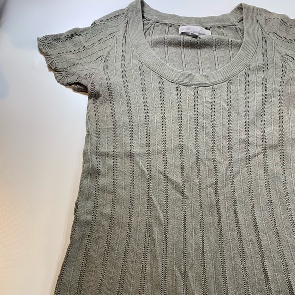 Old Navy | Knitted Scallop Edge Sweater Top Vintage 90s - Picture 5 of 10